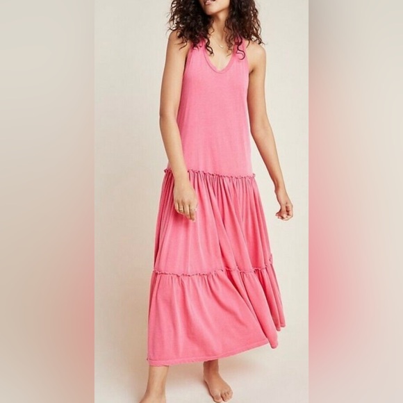 Sundry Dresses & Skirts - NWT Sundry Drop Waist Tiered Midi Dress